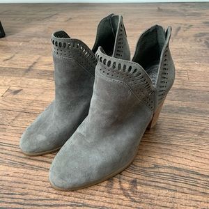 Vince Camuto Grey Fileana Split Shaft Bootie